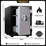 Két Sắt Solid SLS-62E Khóa Điện Tử Thông Minh Hàn Quốc