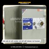 bên phải Két sắt Khóa Cơ Việt Tiệp KV188