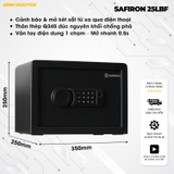 Két sắt mini Safiron 25LBF chính hãng thân thép Q345 đúc đặc chống cạy phá