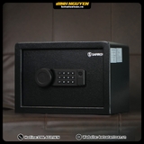 Két sắt Safiron 25LBF màu đen – thiết kế nhỏ gọn sang trọng, khóa vân tay điện tử