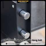 Chốt khóa inox phi 25mm két sắt Safiron 25LBF ăn sâu vào lòng thân két chống cạy phá