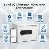 Két Sắt Mini Nhập Khẩu Safiron 25LBF Vân Tay Điện Tử Kết Nối Điện Thoại