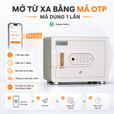 Két Sắt Mini Xiaomi CRMCR 30MS: Vân Tay Định Danh, Báo Đúng Tên Người Mở Về Điện Thoại, 8 Tính Năng Cảnh Báo Điện Thoại