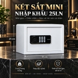 Két Sắt Mini Xiaomi CRMCR 25LN Mở Khóa 5 Tính Năng, Để Vừa A4, Chống Lộ Mật Khẩu