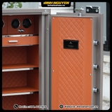 Nội thất két sắt Xiaomi CRMCR 100JBW bọc da kim cương, nhiều ngăn tiện ích để tài sản