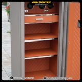 Nội thất két sắt Xiaomi CRMCR 100JBW bọc da kim cương, nhiều ngăn tiện ích để tài sản