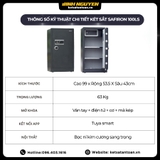 Thông số kỹ thuật két sắt Safiron 100LS thân thép Q345 khóa vân tay điện tử