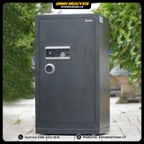 Két sắt nhập khẩu Safiron 100LS khóa vân tay điện tử thân thép Q345 cao cấp