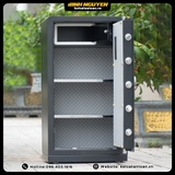 Nội thất két sắt Safiron 100LS bọc nỉ kim cương ba ngăn rộng rãi cao cấp