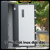 Hệ thống 7 chốt inox đúc đặc chống cạy phá của két sắt Safiron 100LS