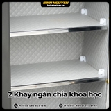 Nội thất két sắt Safiron 100LS bọc nỉ kim cương ba ngăn rộng rãi cao cấp