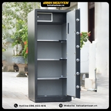 nội thất nỉ kim cương 5 ngăn của két sắt Safiron 150LS