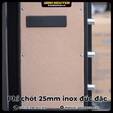Hệ thống chốt khóa inox phi 25mm của két sắt Safiron 60LBF ăn sâu chống cạy phá