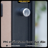 Hệ thống chốt khóa inox phi 25mm của két sắt Safiron 60LBF ăn sâu chống cạy phá