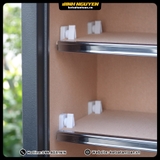 Bên trong két sắt Safiron 60LBF với hai khay đựng tháo lắp linh hoạt và nỉ cao cấp