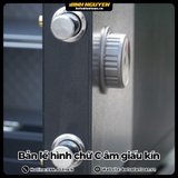 két sắt Safiron 60LS chốt khóa inox phi 25mm chống cạy phá