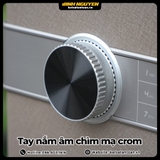 Tay nắm âm chìm mạ crom trên két sắt Xiaomi CRMCR 65JB