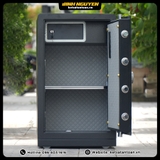 Két sắt Safiron 80LS nội thất nỉ kim cương 3 ngăn rộng rãi