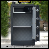 Két sắt Safiron 80LS nội thất nỉ kim cương 3 ngăn rộng rãi