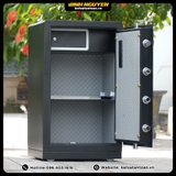 Két sắt Safiron 80LS nội thất nỉ kim cương 3 ngăn rộng rãi