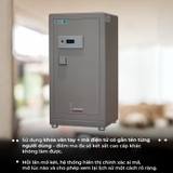 Két sắt Xiaomi CRMCR 101LB cao cấp khóa vân tay điện tử định danh người mở thiết kế sang trọng