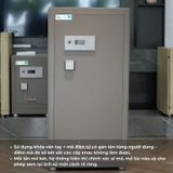 Két sắt Xiaomi CRMCR 123LB khóa vân tay điện tử định danh người mở ghi lại lịch sử truy cập