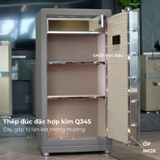 Thép đúc đặc hợp kim Q345 dày gấp 10 lần két thường chốt inox ăn sâu 4 chiều CRMCR 123LB