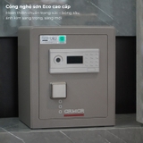 Két sắt Xiaomi CRMCR 45LB sơn Eco cao cấp vân nhám ánh kim Xám Titan, hoàn thiện chuẩn trang sức, bền màu chống trầy xước