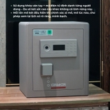 Két sắt Xiaomi CRMCR 45LB khóa vân tay điện tử định danh từng người dùng, hiển thị lịch sử mở két rõ ràng