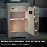 nội thất két sắt Xiaomi CRMCR 71LB bọc da microfiber cao cấp để hồ sơ A4 túi hồ sơ clearbag