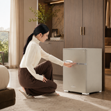 Két Sắt Xiaomi CRMCR 80DB Cánh Thép Dày 24 Ly Chống Trộm Cấp A15, Khóa Vân Tay Điện Tử Cảnh Báo Điện Thoại