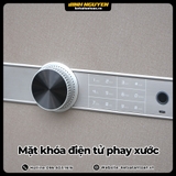 Mặt khóa điện tử phay xước cao cấp của két sắt Xiaomi CRMCR 80JBW sang trọng và bền bỉ