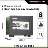 Két sắt Việt Tiệp KVTSC25 KC Khóa Cơ Đổi MÃ Tay Nắm Sừng Ba Chấu Sang Trọng