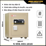 Két sắt siêu cường Việt Tiệp KVTSC166 khóa vân tay điện tử