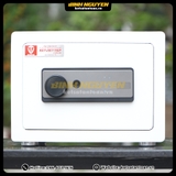 Két sắt Việt Tiệp KS11 mini khách sạn khóa vân tay điện tử màu trắng sang trọng