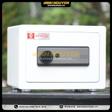 Két sắt Việt Tiệp KS11 mini khách sạn khóa vân tay điện tử màu trắng sang trọng
