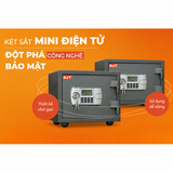 Két Sắt Mini KVT KS30 Khóa Điện Tử Thông Minh Nhỏ Gọn Tiện Lợi