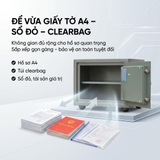 Két Sắt Mini KVT KS30 Khóa Điện Tử Thông Minh Nhỏ Gọn Tiện Lợi