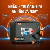 Két Sắt Mini KVT KS30 Khóa Điện Tử Thông Minh Nhỏ Gọn Tiện Lợi