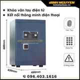 Két Sắt Việt Tiệp Vân Tay Điện Tử SPM680