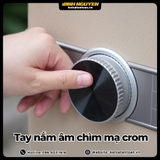 tay nắm âm chìm mạ crom két sắt Xiaomi CRMCR 120JBW