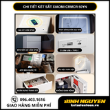 Két Sắt Xiaomi CRMCR 50YN - Tủ Đầu Giường Kết Nối APP Thông Minh