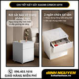 Két Sắt Xiaomi CRMCR 50YN - Tủ Đầu Giường Kết Nối APP Thông Minh