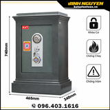 Két Sắt KVT93 Khóa Cơ – Chất Lượng , Chống Cháy Chuẩn, Dùng Bền Hơn 20 Năm!