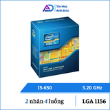 Bộ xử lý Intel® Core™ i5-650 4M bộ nhớ đệm, 3,20 GHz