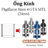 Ống Kính Thủy Tinh Cho Buồng Đốt Digiflavor siren 2 GTA MTL 24mm (4.5ml)