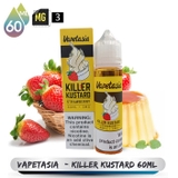 Tinh Dầu VAPETASIA Killer Kustanrd (3mg / 60ml) - Strawberry