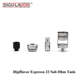 Đầu Đốt DIGIFLAVOR Espresso 22 SUB-OHM TANK (Size 22mm) - Hàng Authentic