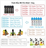 Tinh Dầu Vape BLVK TBCO-Box (3MG/60ML) - (TBCO-Cuban Cigar)