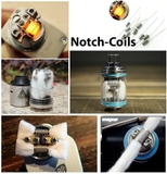 ⚡️SS316L⚡️ Notch Coil with cotton (0.23ohm) _ Dây dẫn nhiệt DIY, build coil, trở